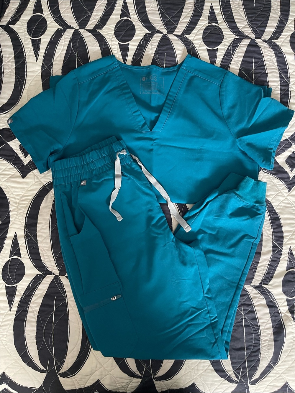 FIGS Pacific Blue Scrub Set Casma Zamora M